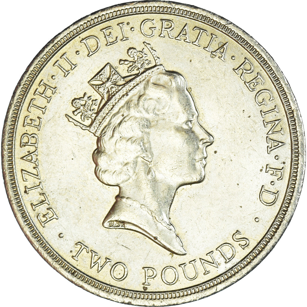 Moeda, Grã-Bretanha, 2 Pounds, 1986