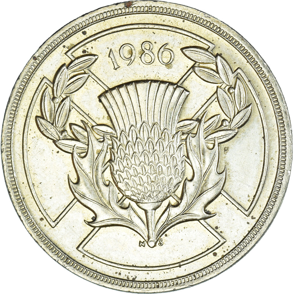 Moeda, Grã-Bretanha, 2 Pounds, 1986