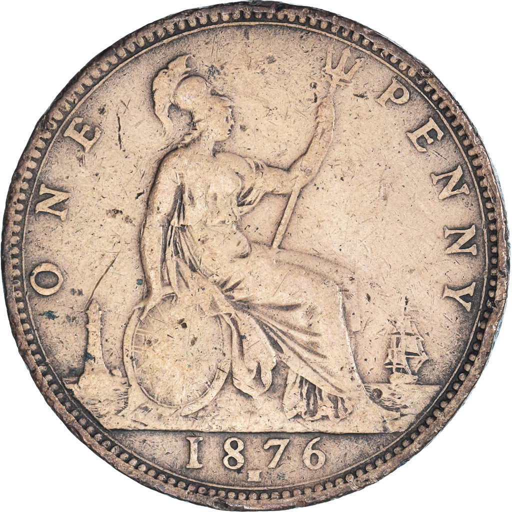 Moneta, Gran Bretagna, Penny, 1876