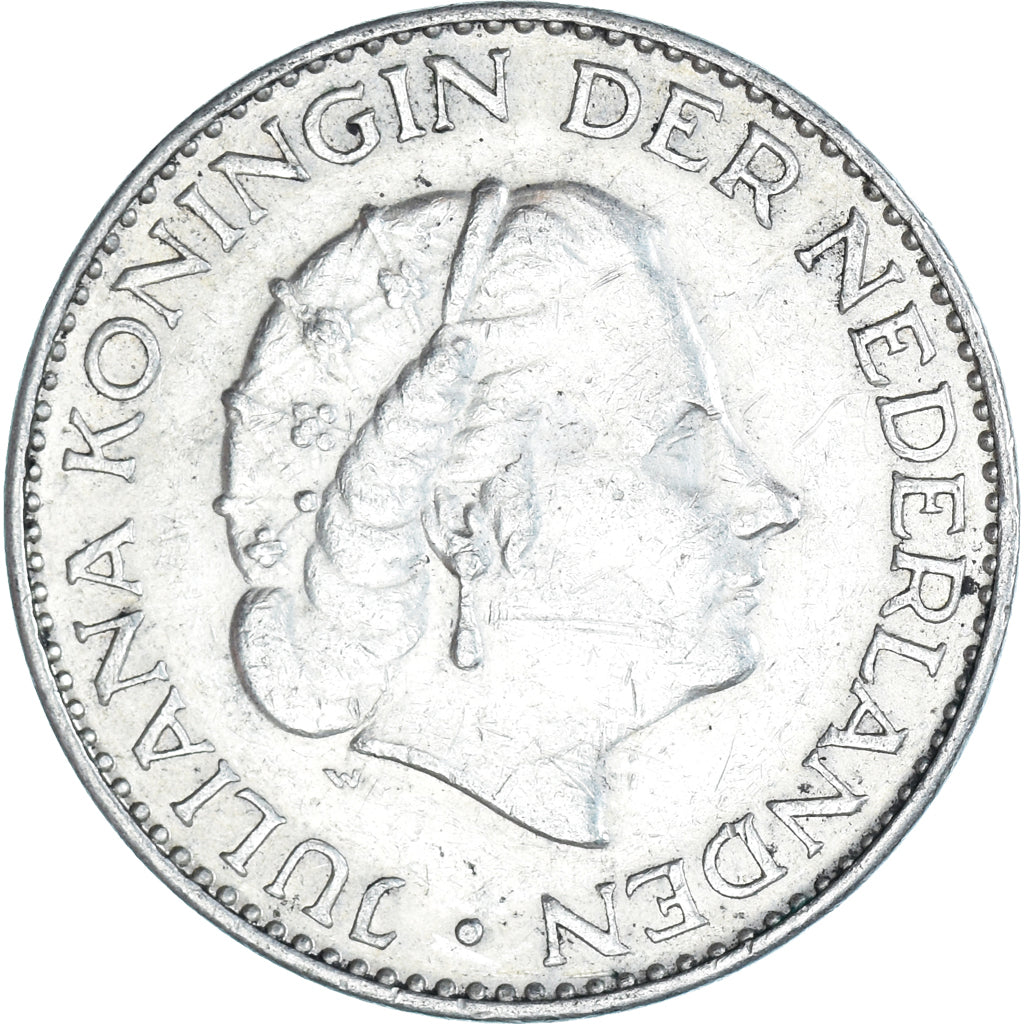 Münze, Niederlande, Gulden, 1965