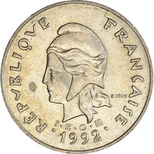 Moneta, Nuova Caledonia, 100 Francs, 1992