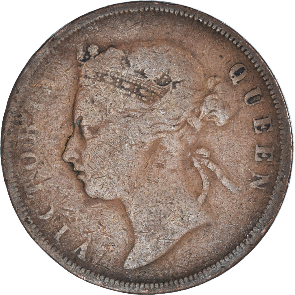 Moneta, Insediamenti dello Stretto, Cent, 1883