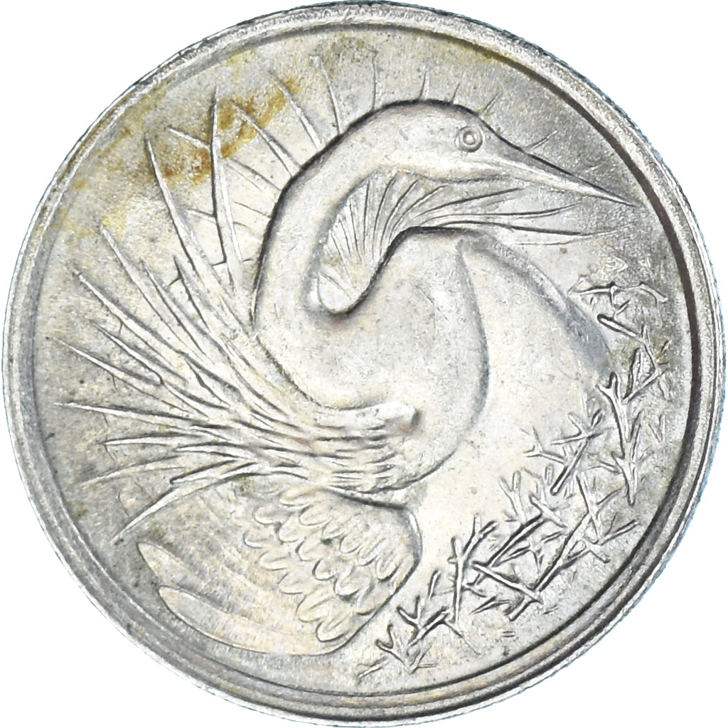 Moeda, Singapura, 5 Cents, 1981