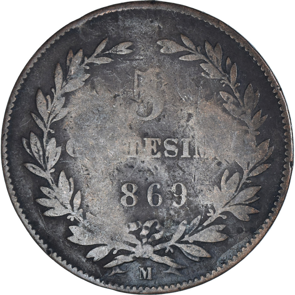 Moneta, San Marino, 5 Centesimi, 1869