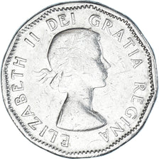 Moneda, Canadá, 5 Cents, 1955