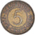 Monnaie, Maurice, 5 Cents, 1964