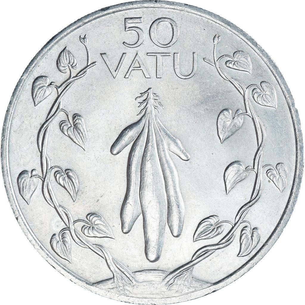 Moneta, Vanuatu, 50 Vatu, 1990