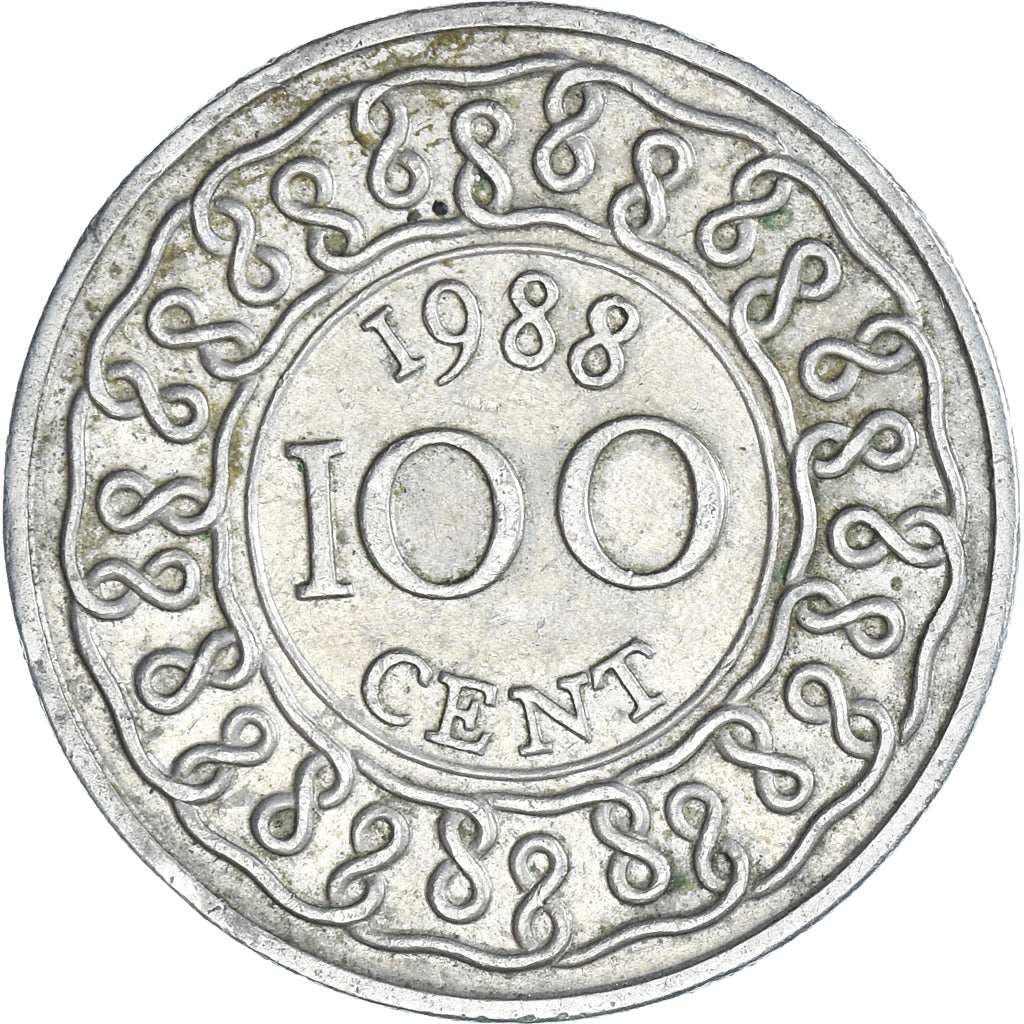 Münze, Surinam, 100 Cents, 1988
