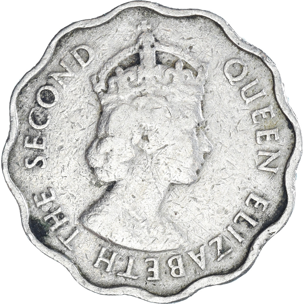 Coin, Mauritius, 10 Cents, 1960