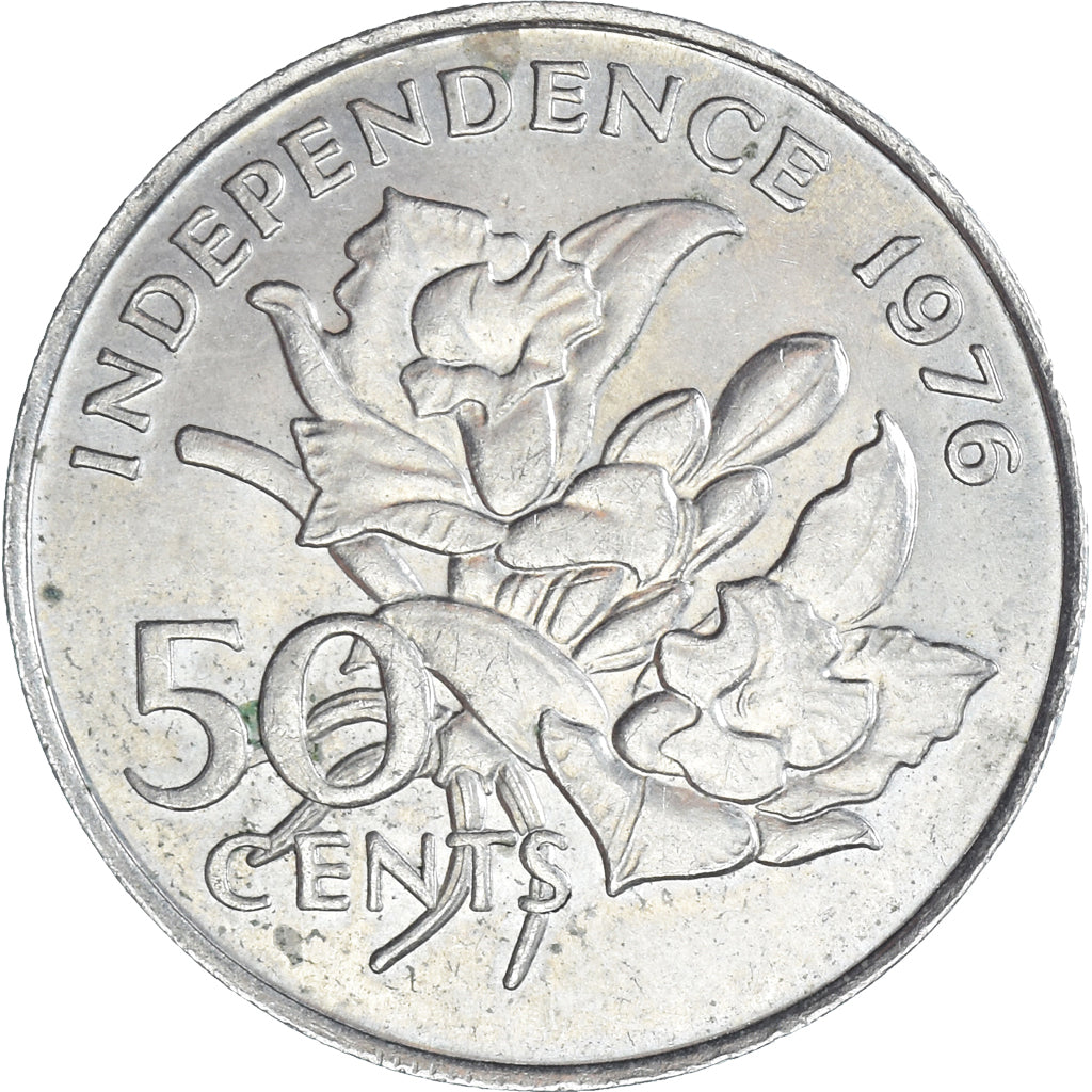 Coin, Seychelles, 50 Cents, 1976