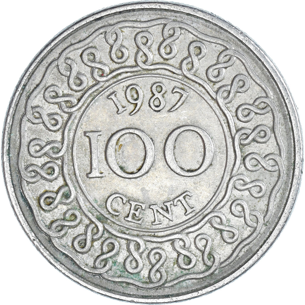 Moneta, Suriname, 100 Cents, 1987