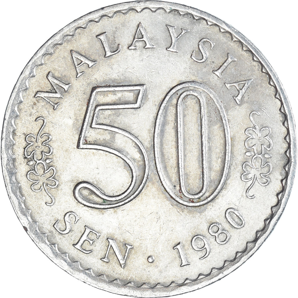 Moneta, Malesia, 50 Sen, 1980