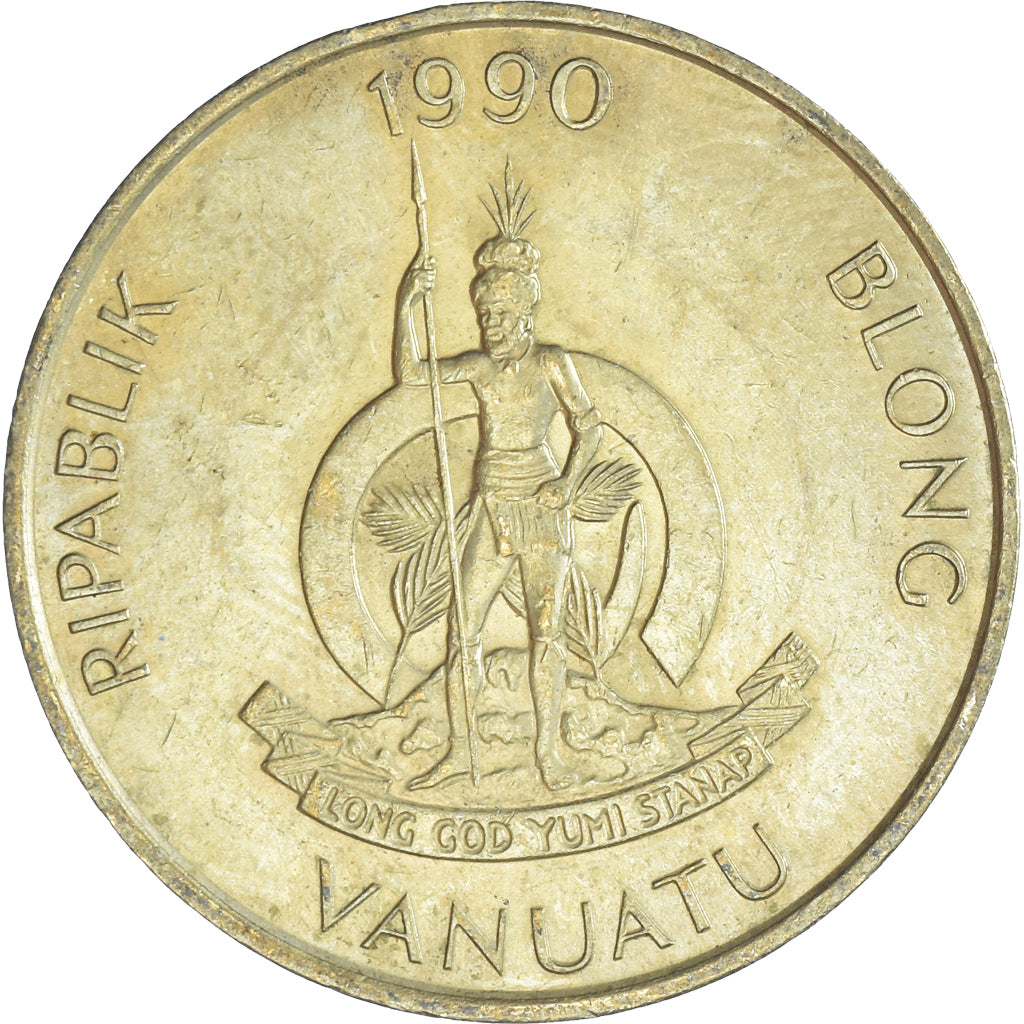 Monnaie, Vanuatu, 5 Vatu, 1990