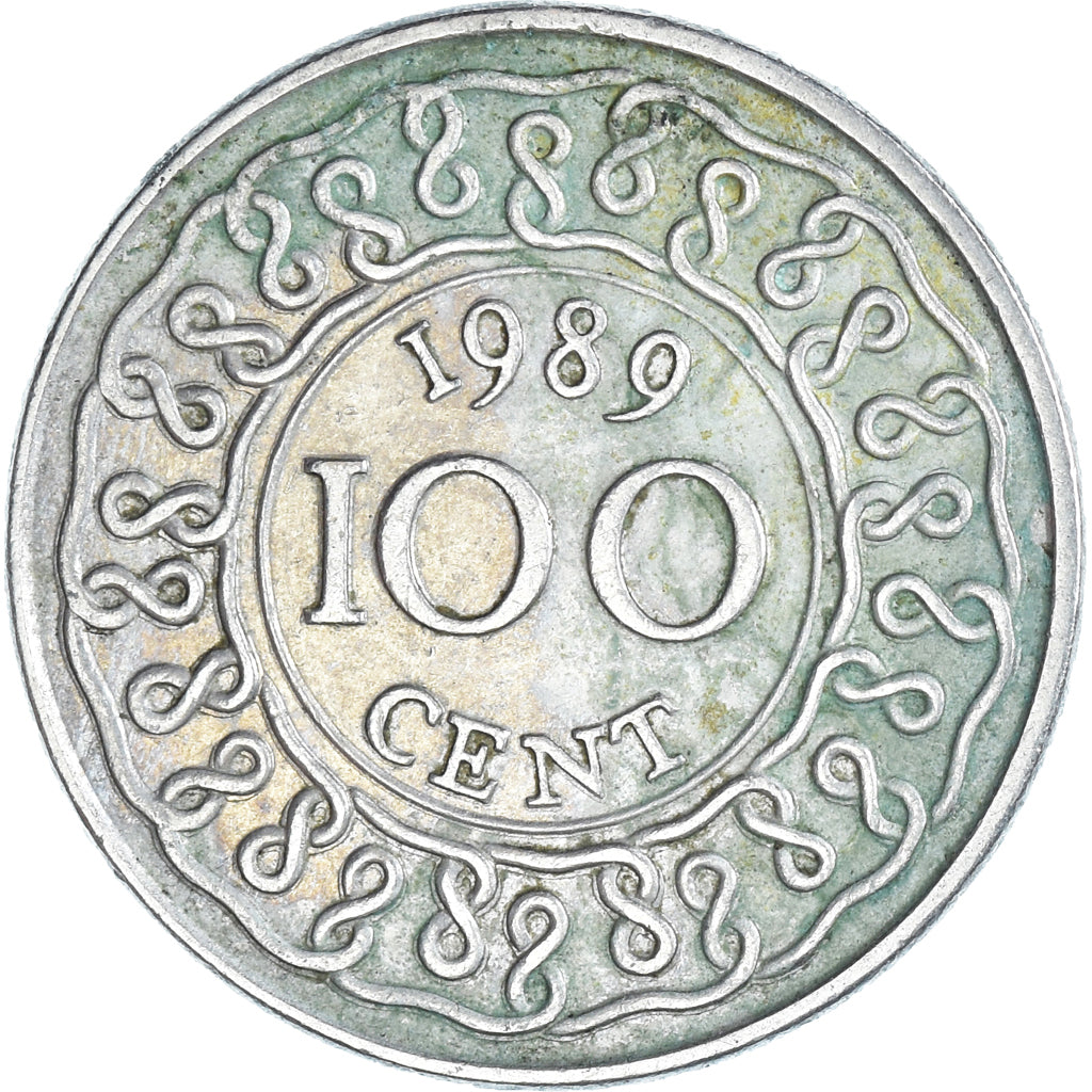 Coin, Surinam, 100 Cents, 1989