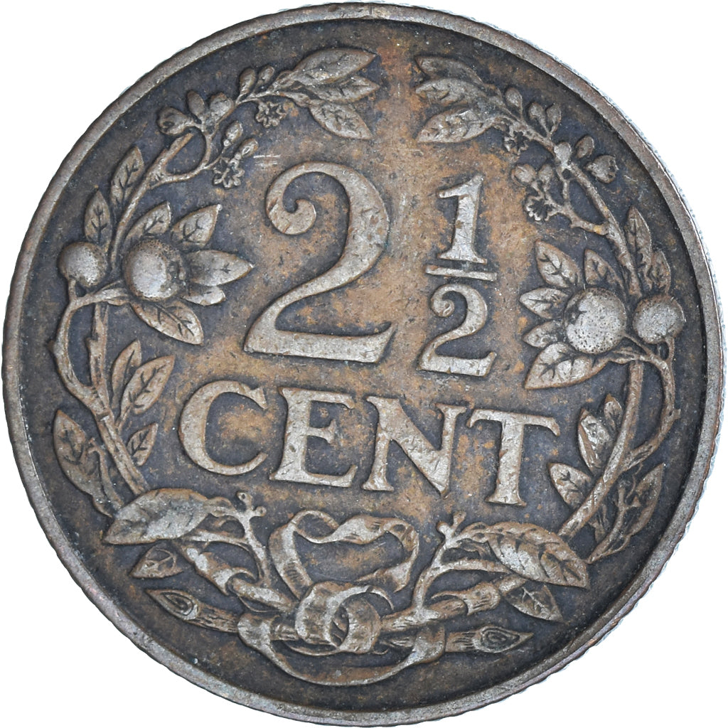 Coin, Netherlands, 2-1/2 Cent, 1913