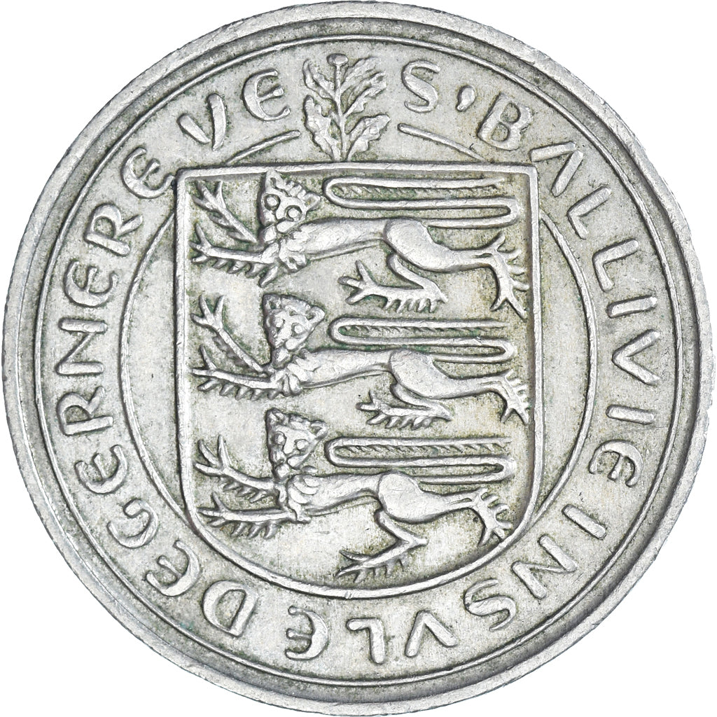 Monnaie, Guernesey, 10 New Pence, 1970