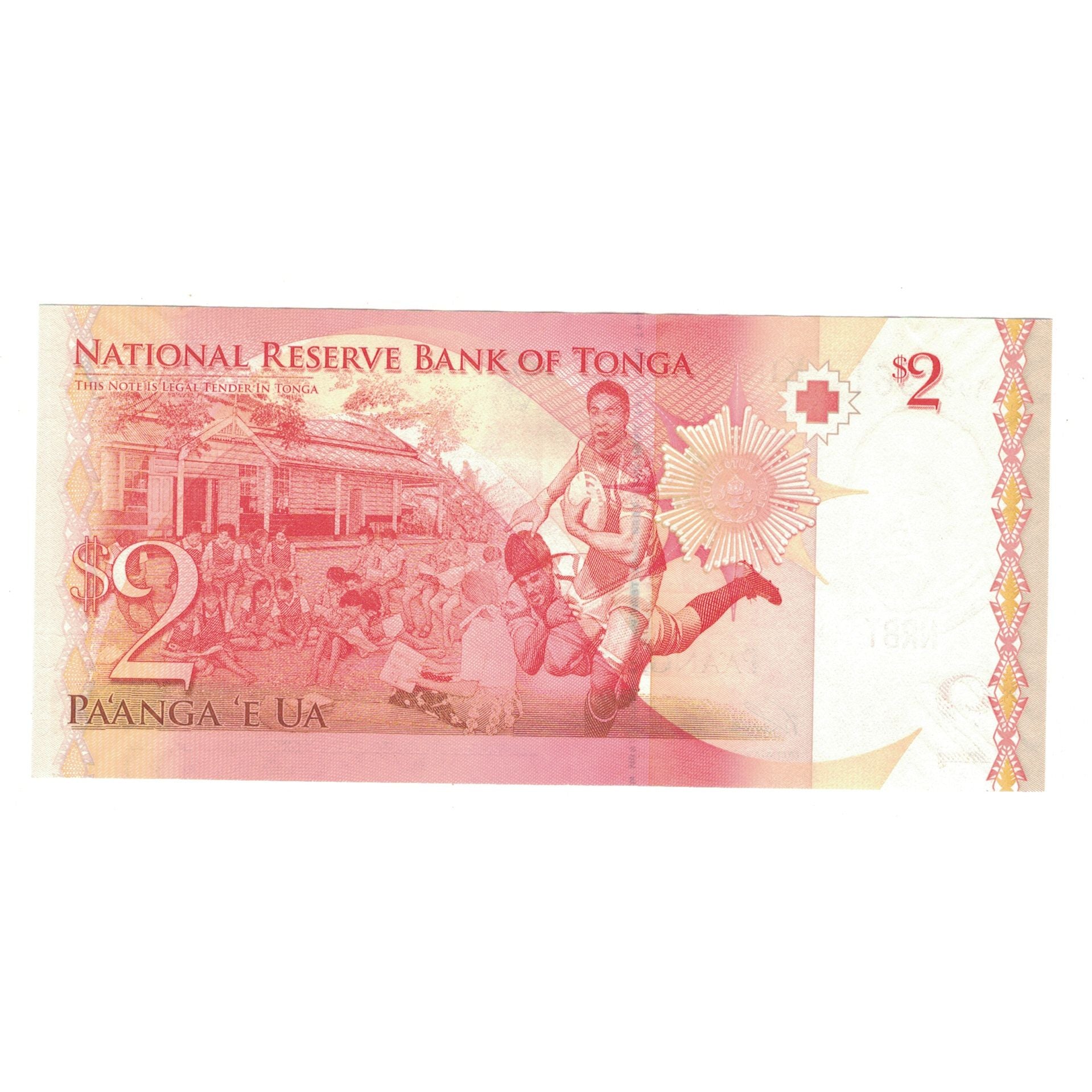 Banknote, Tonga, 2 Pa'anga, Undated (2008), KM:38, EF(40-45)