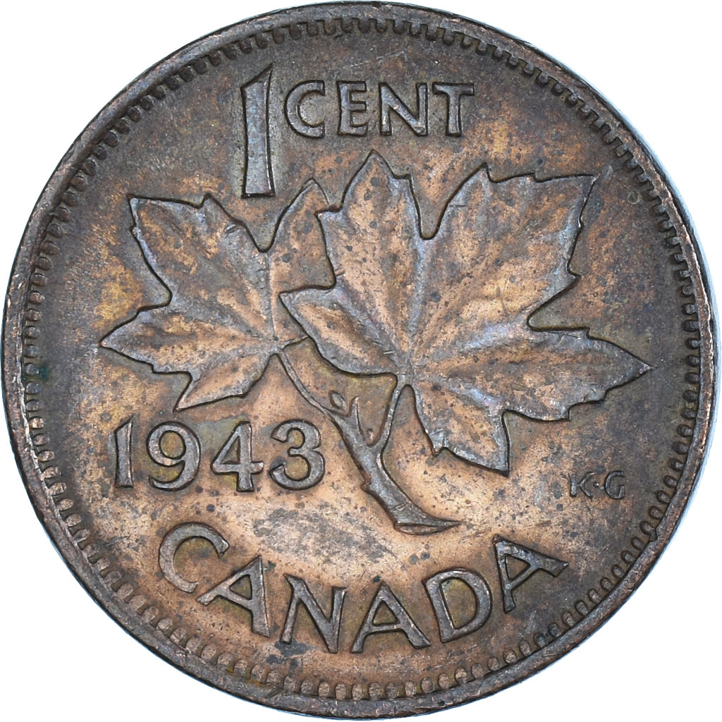 Moneta, Canada, Cent, 1943