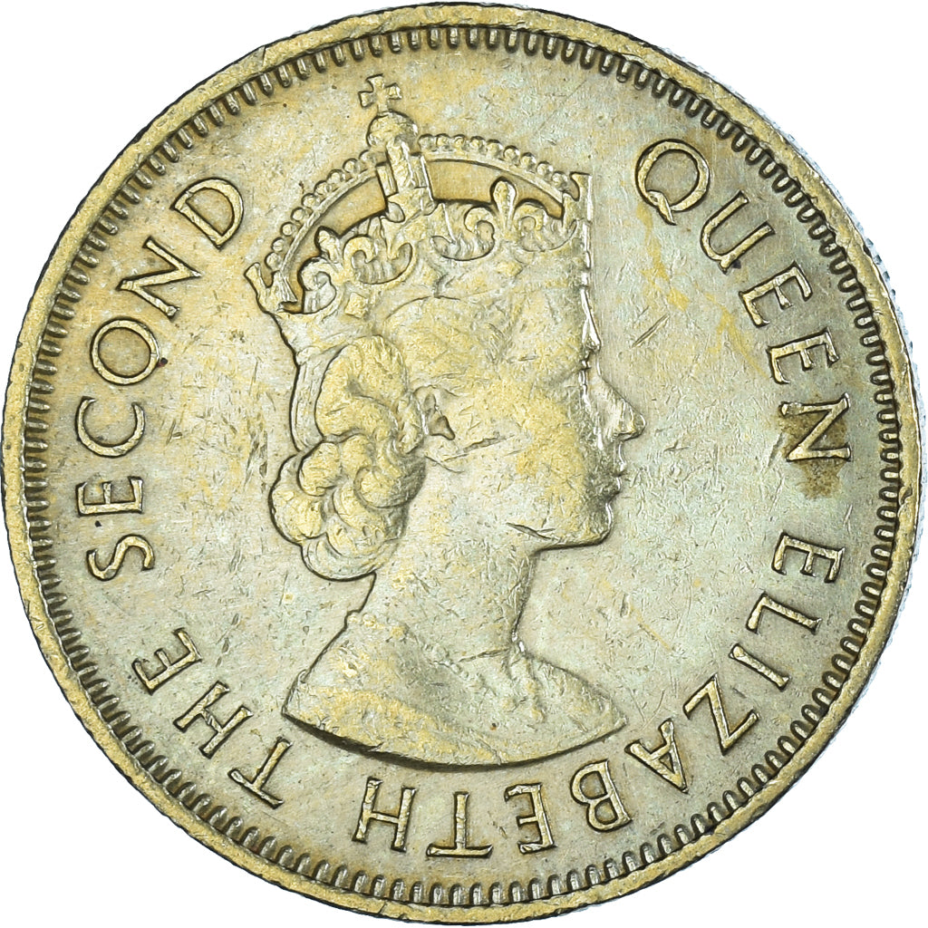Coin, Hong Kong, 10 Cents, 1972