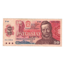 Banknote, Czechoslovakia, 50 Korun, 1987, KM:96a, VF(20-25)