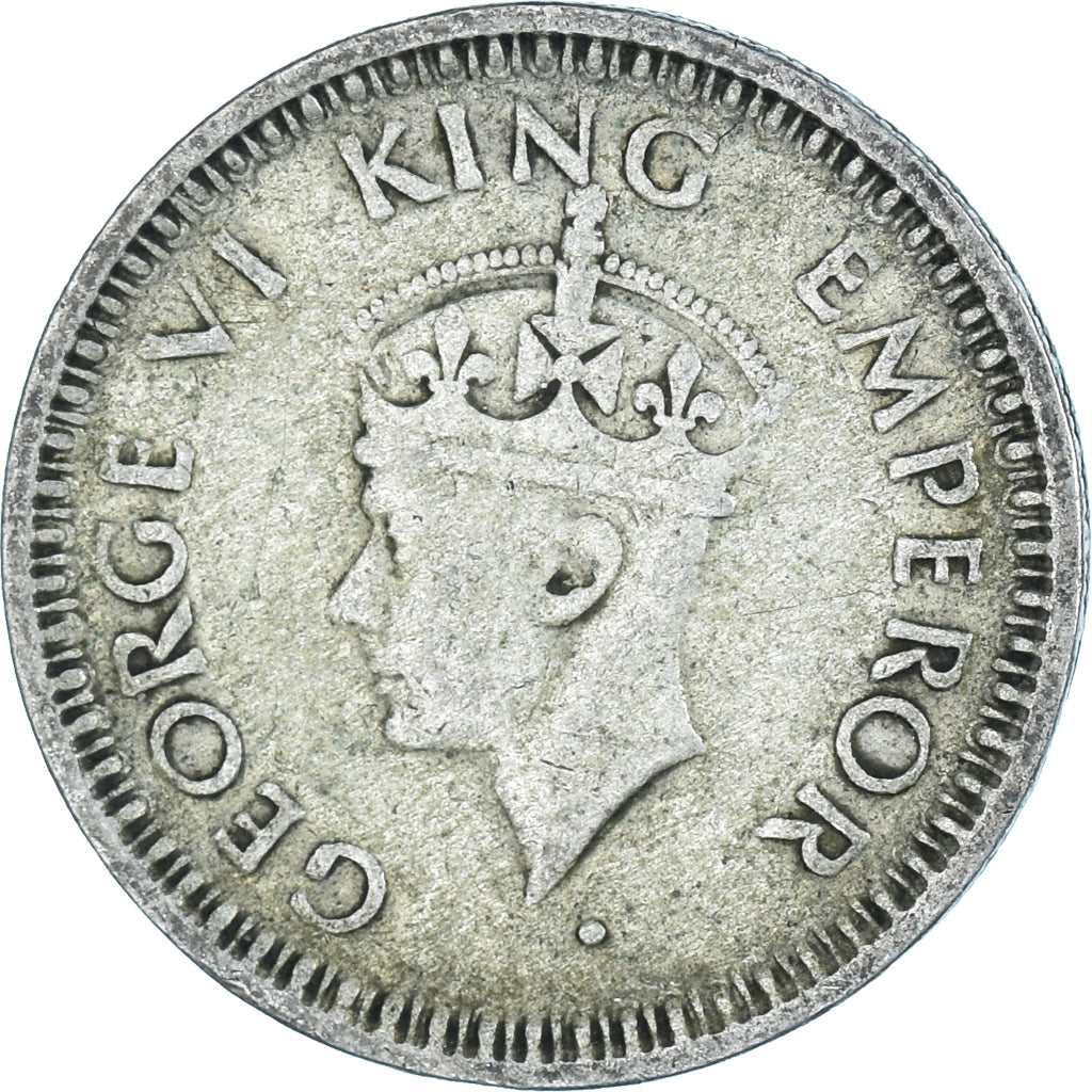 Moeda, Índia, 1/4 Rupee, 1945