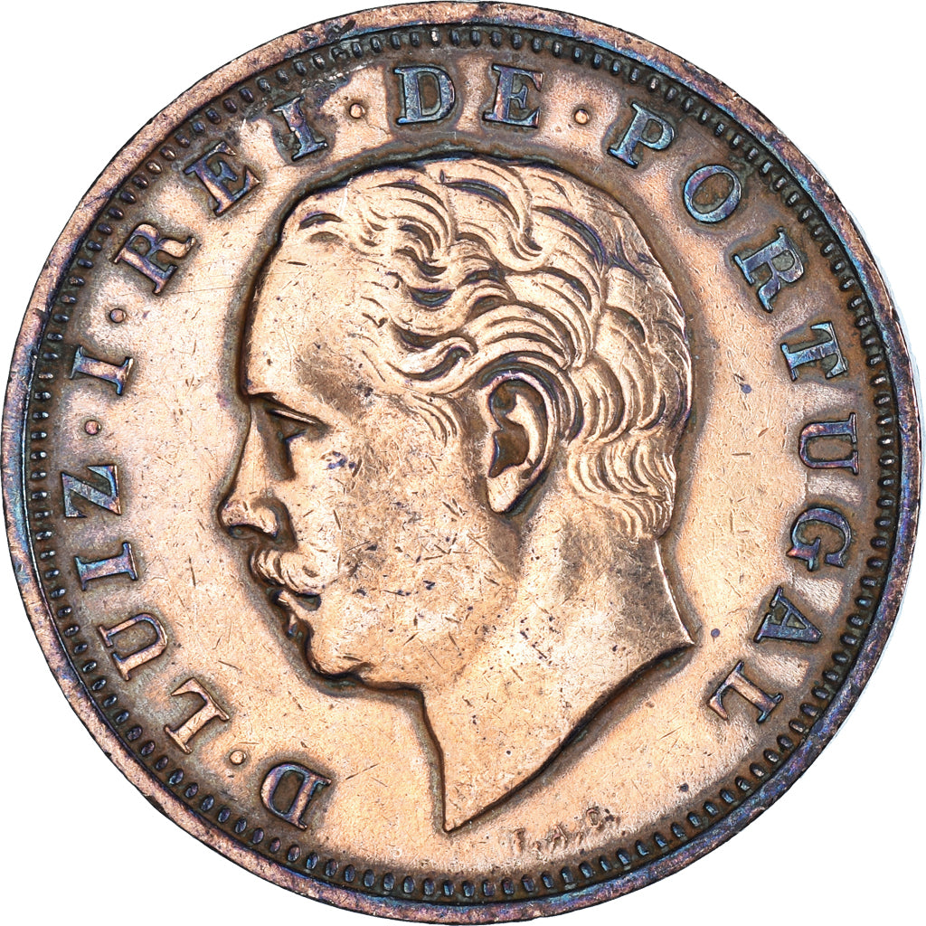 Moneta, Portogallo, 20 Reis, 1883