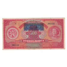 Banknote, Czechoslovakia, 500 Korun, 1929, 1929-05-02, KM:24a, EF(40-45)