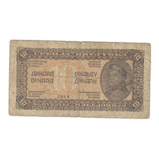 Banknote, Yugoslavia, 10 Dinara, 1944, KM:50a, VF(20-25)