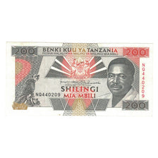 Banknote, Tanzania, 200 Shilingi, Undated (1993), KM:25b, AU(50-53)