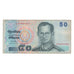 Banknote, Thailand, 50 Baht, KM:112, VF(20-25)