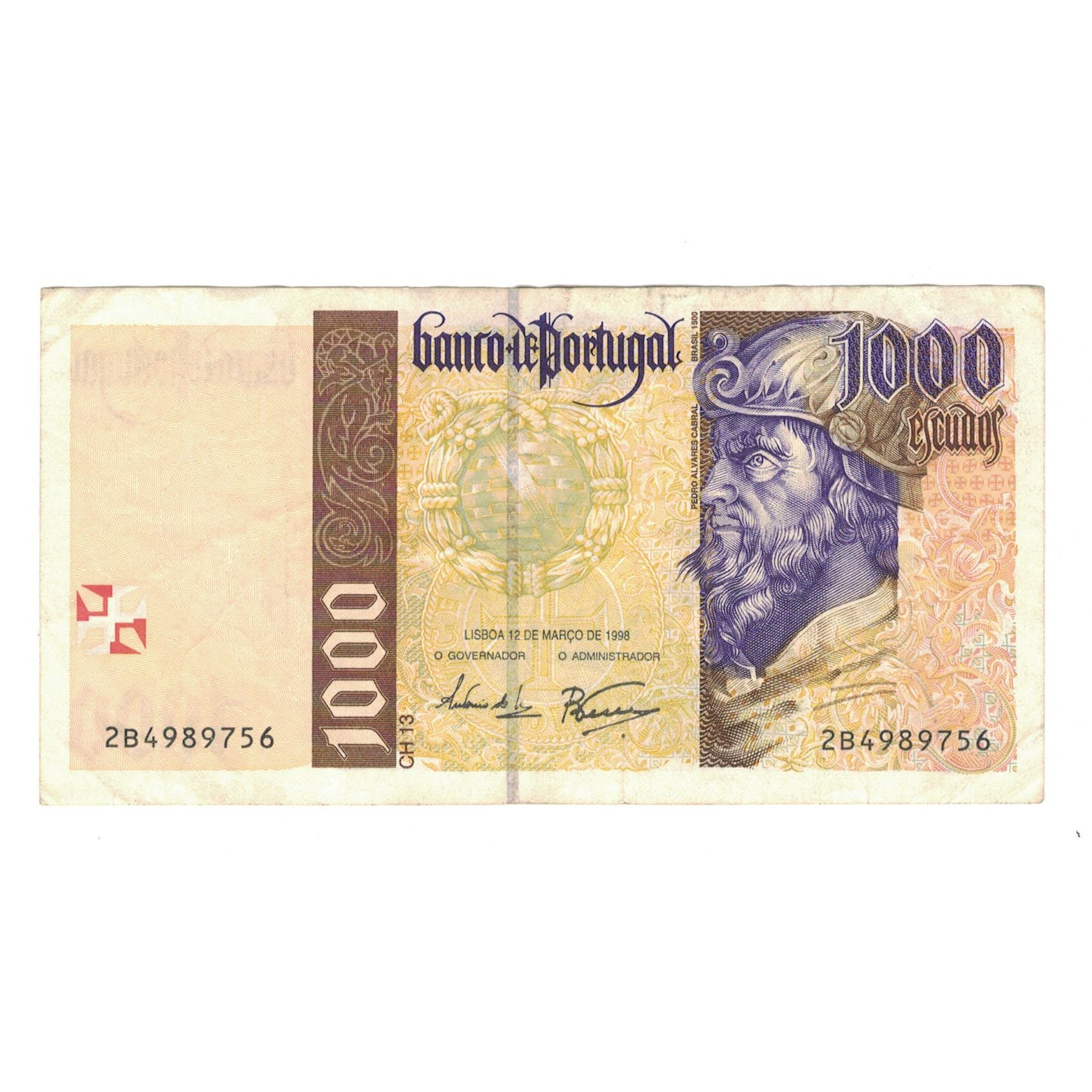 Banknote, Portugal, 1000 Escudos, 1998, 1998-03-12, KM:188c, EF(40-45)