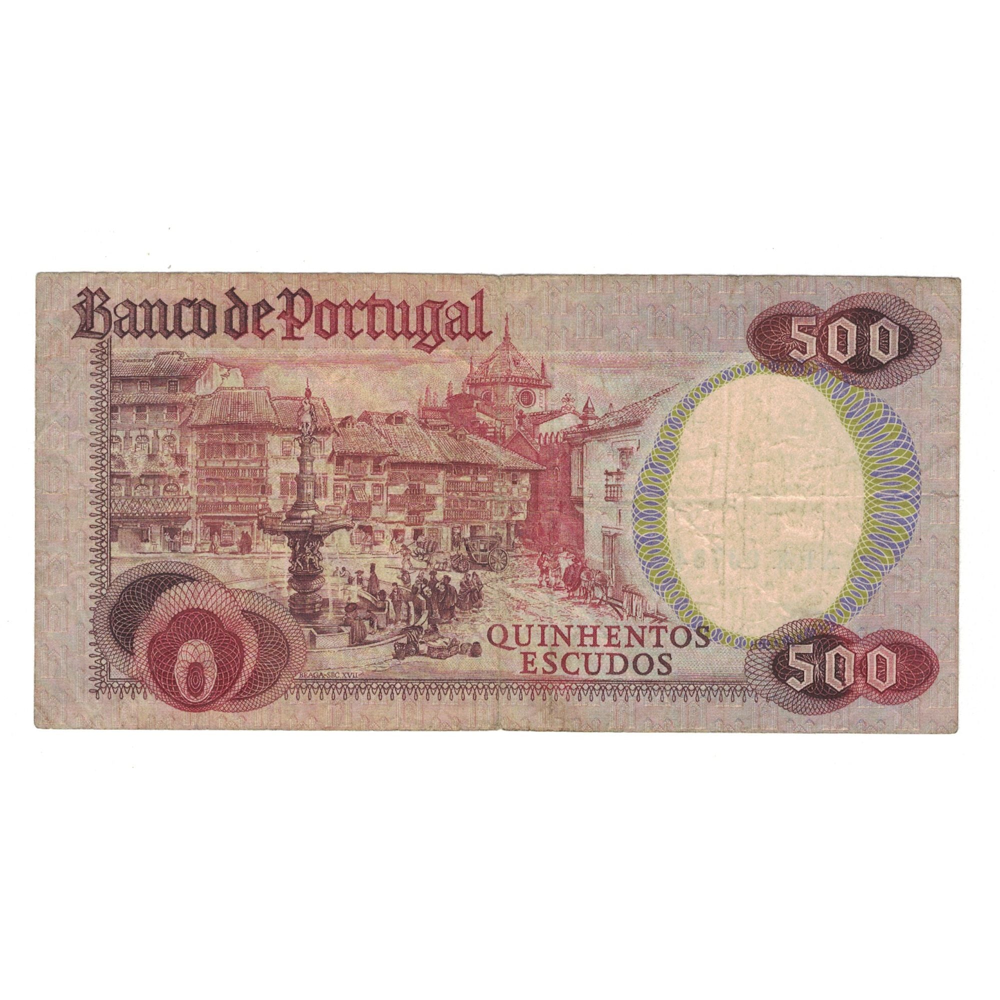 Banknote, Portugal, 500 Escudos, 1979, 1979-10-04, KM:177a, VF(30-35)