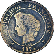 Monnaie, France, 5 Centimes, 1874