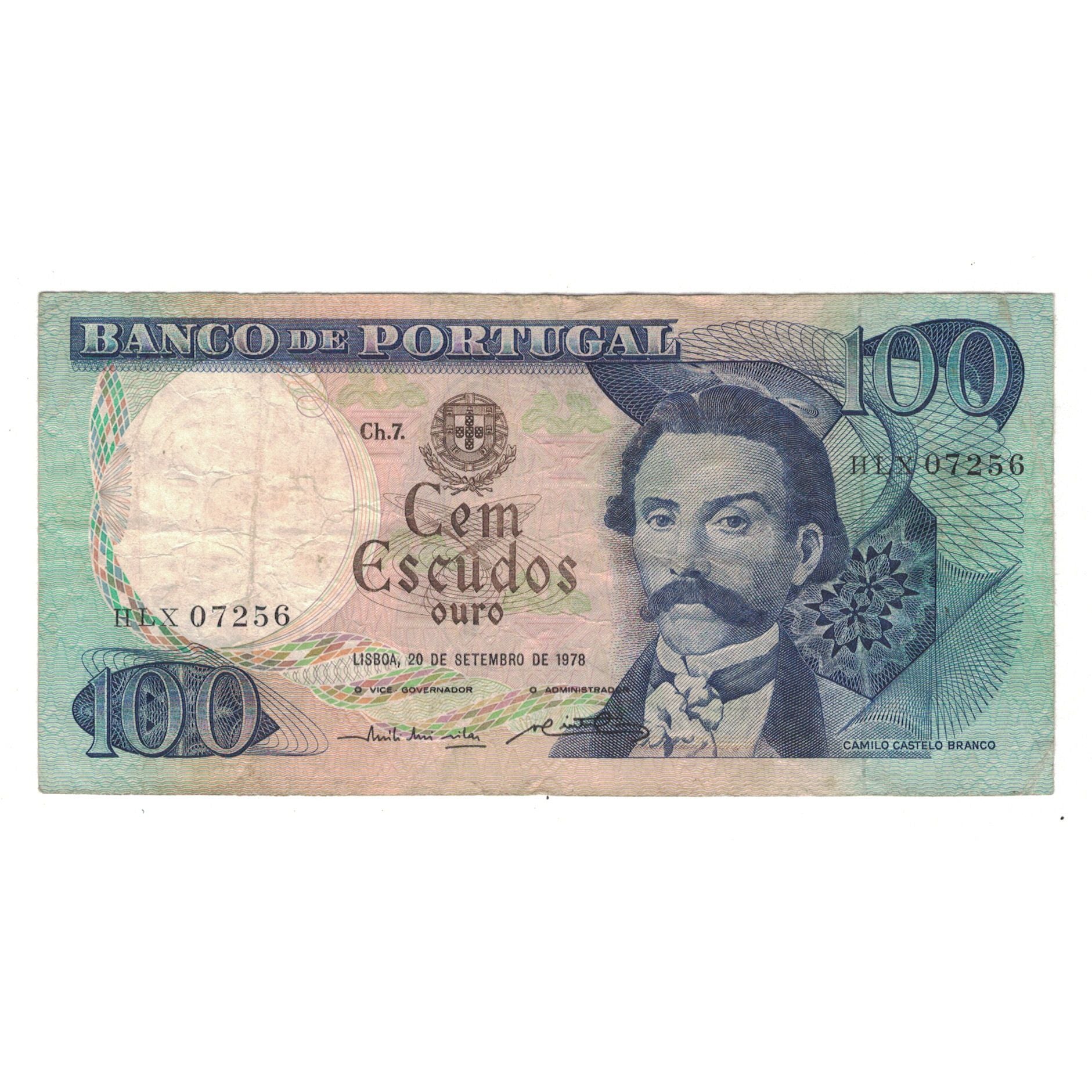 Banknote, Portugal, 100 Escudos, 1978, 1978-09-20, KM:169b, VF(30-35)