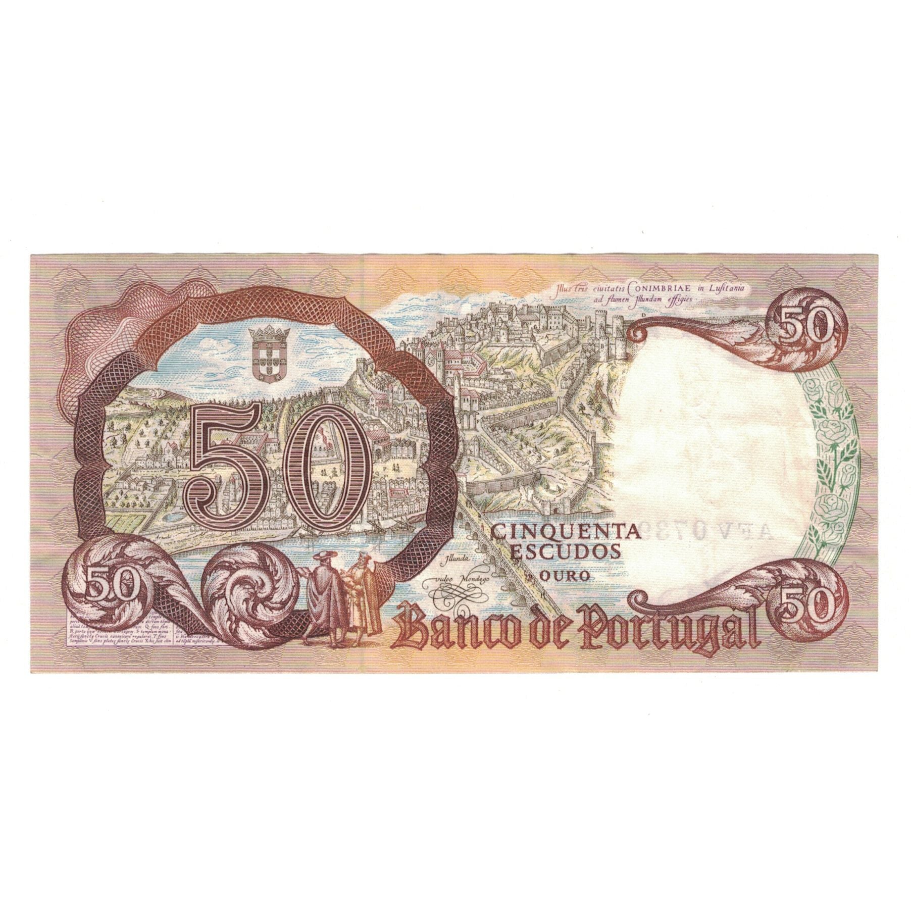 Nota, Portugal, 50 Escudos, 1964, 1964-02-28, KM:168, EF(40-45)