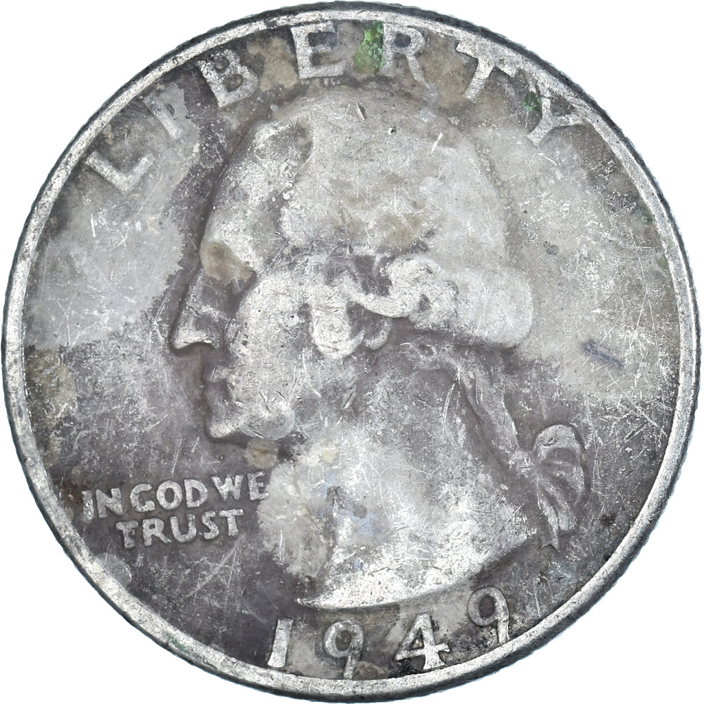 Coin, United States, Quarter, 1949