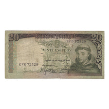 Billet, Portugal, 20 Escudos, 1954, 1954-05-26, KM:153a, TB