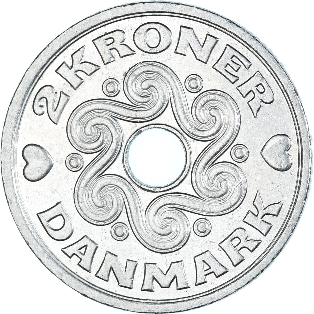 Coin, Denmark, 2 Kroner, 2000