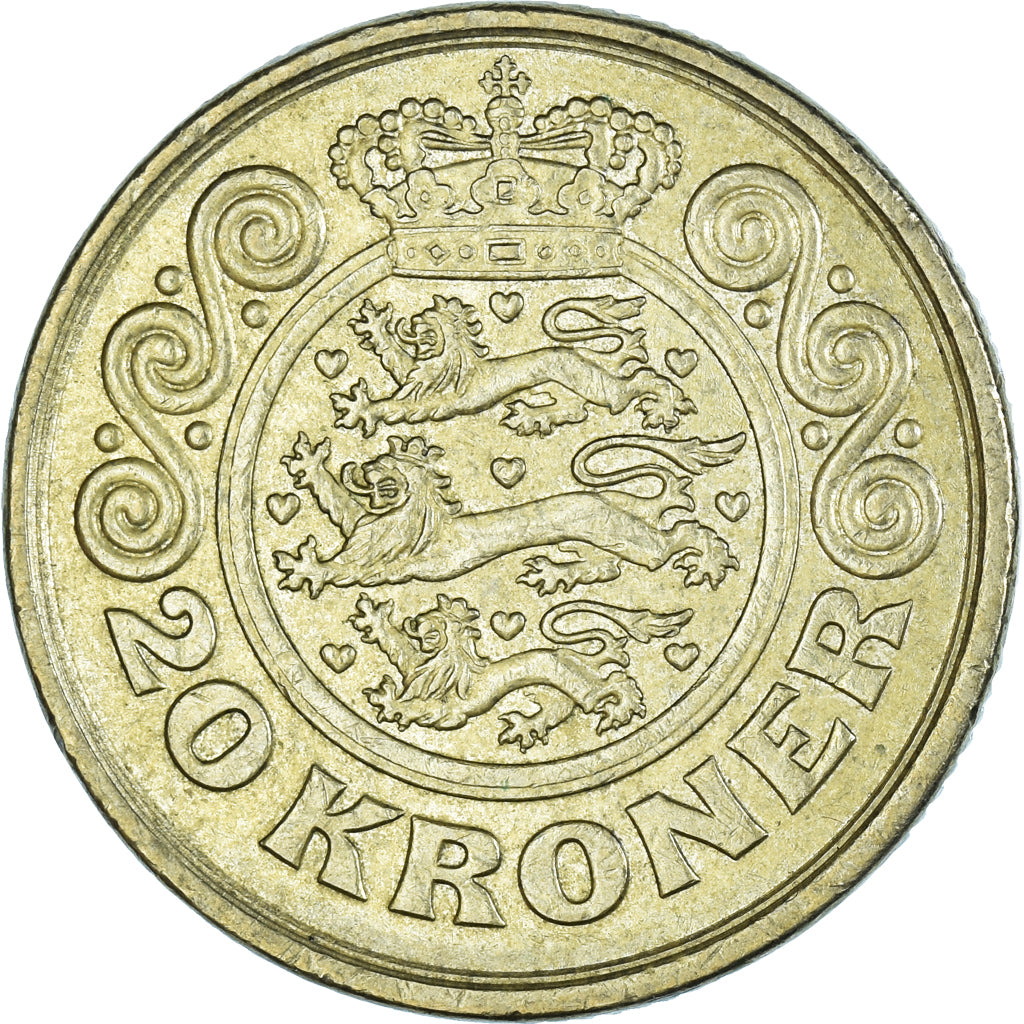 Moneta, Dania, 20 Kroner, 2002