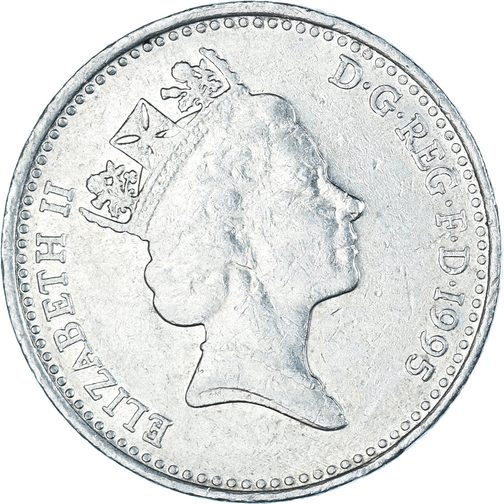 Coin, Great Britain, 10 Pence, 1995