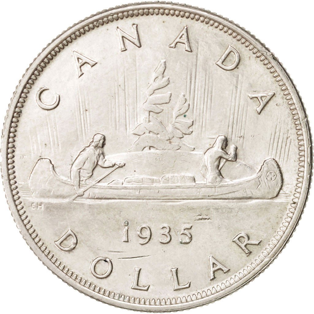 Canada Dollar 1935 Royal Canadian Mint KM:30 MS(60-62) Silver 36