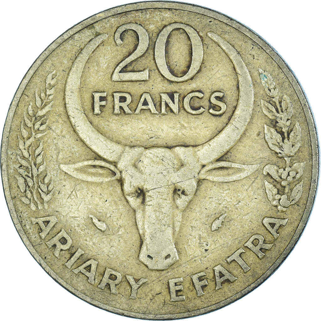Münze, Madagascar, 20 Ariary, 1978