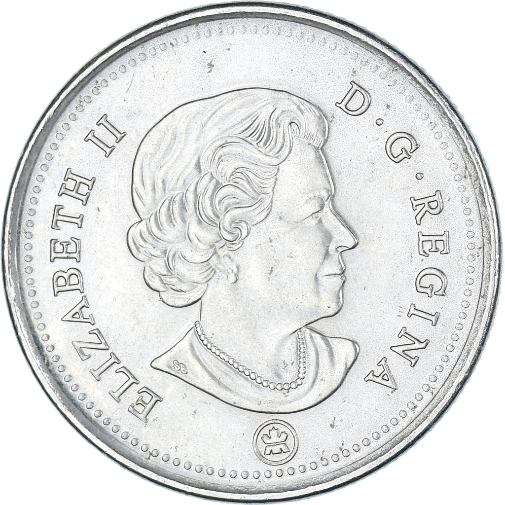 Münze, Kanada, 25 Cents, 2018