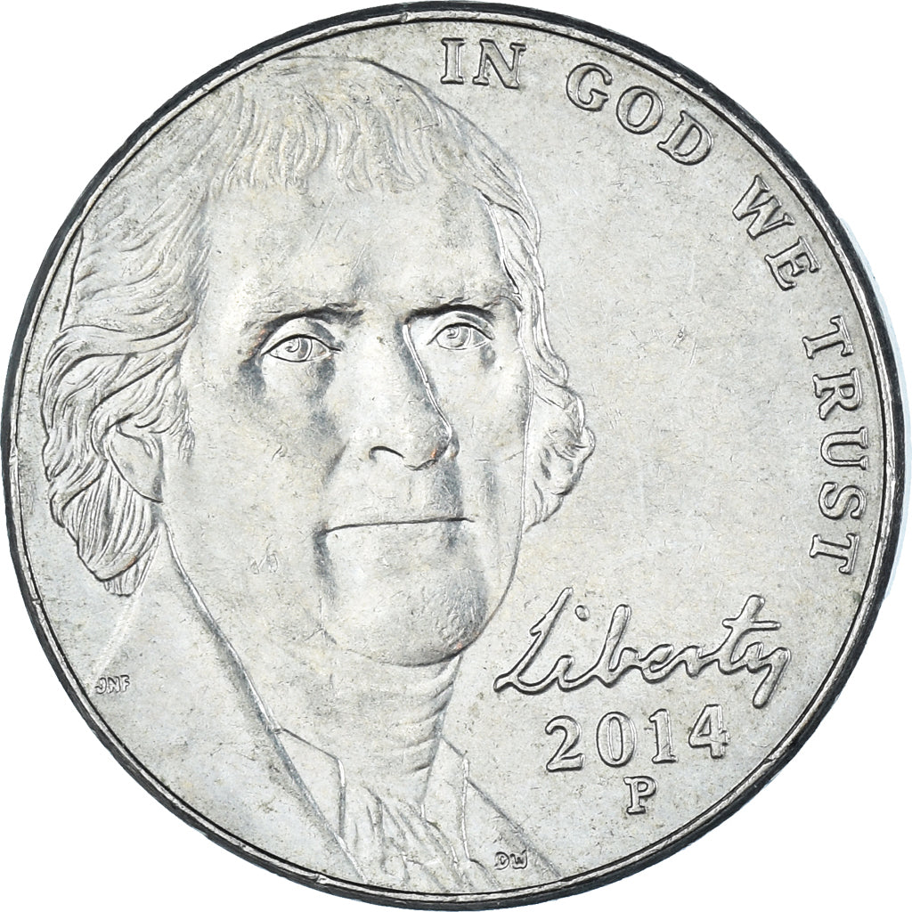 Moneda, Estados Unidos, 5 Cents, 2014