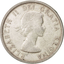 Canada Dollar 1958 Royal Canadian Mint KM:55 AU(55-58) Silver 36