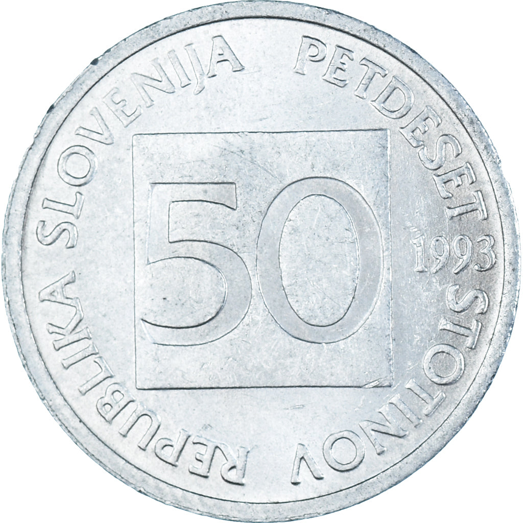 Coin, Slovenia, 50 Stotinov, 1993