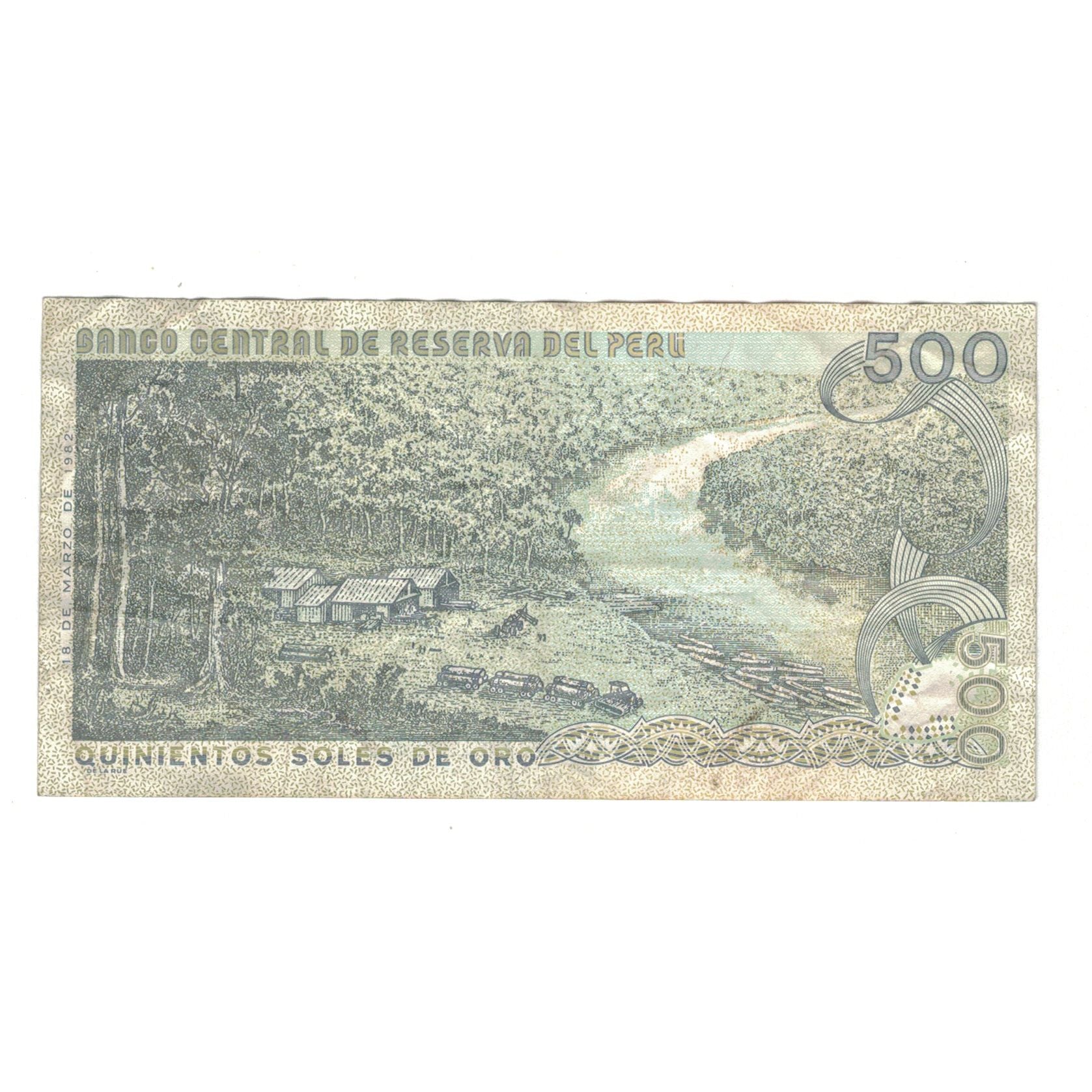 Banknote, Peru, 500 Soles De Oro, 1982, 1982-03-18, KM:125a, EF(40-45)