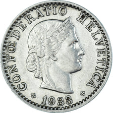 Münze, Schweiz, 20 Rappen, 1933