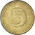 Münze, Slowenien, 5 Tolarjev, 1992