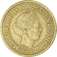 Moneda, Dinamarca, 20 Kroner, 1991